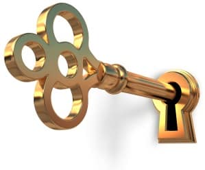 Golden key in keyhole keyinkeyhole2