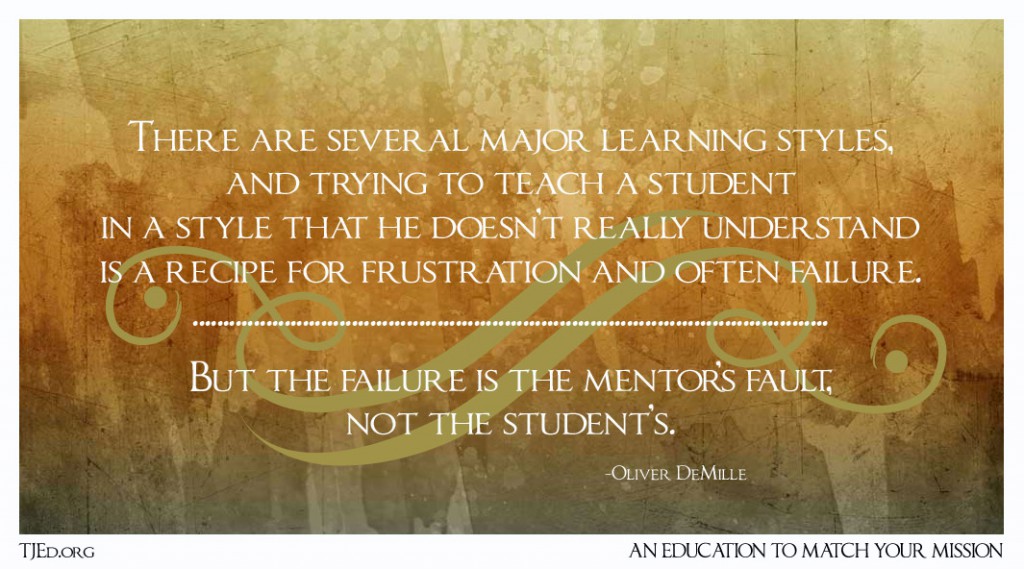 Learning Styles Matter Mentors failure 1024x569 Learning Styles Matter! The Weekly Mentor by Oliver DeMille